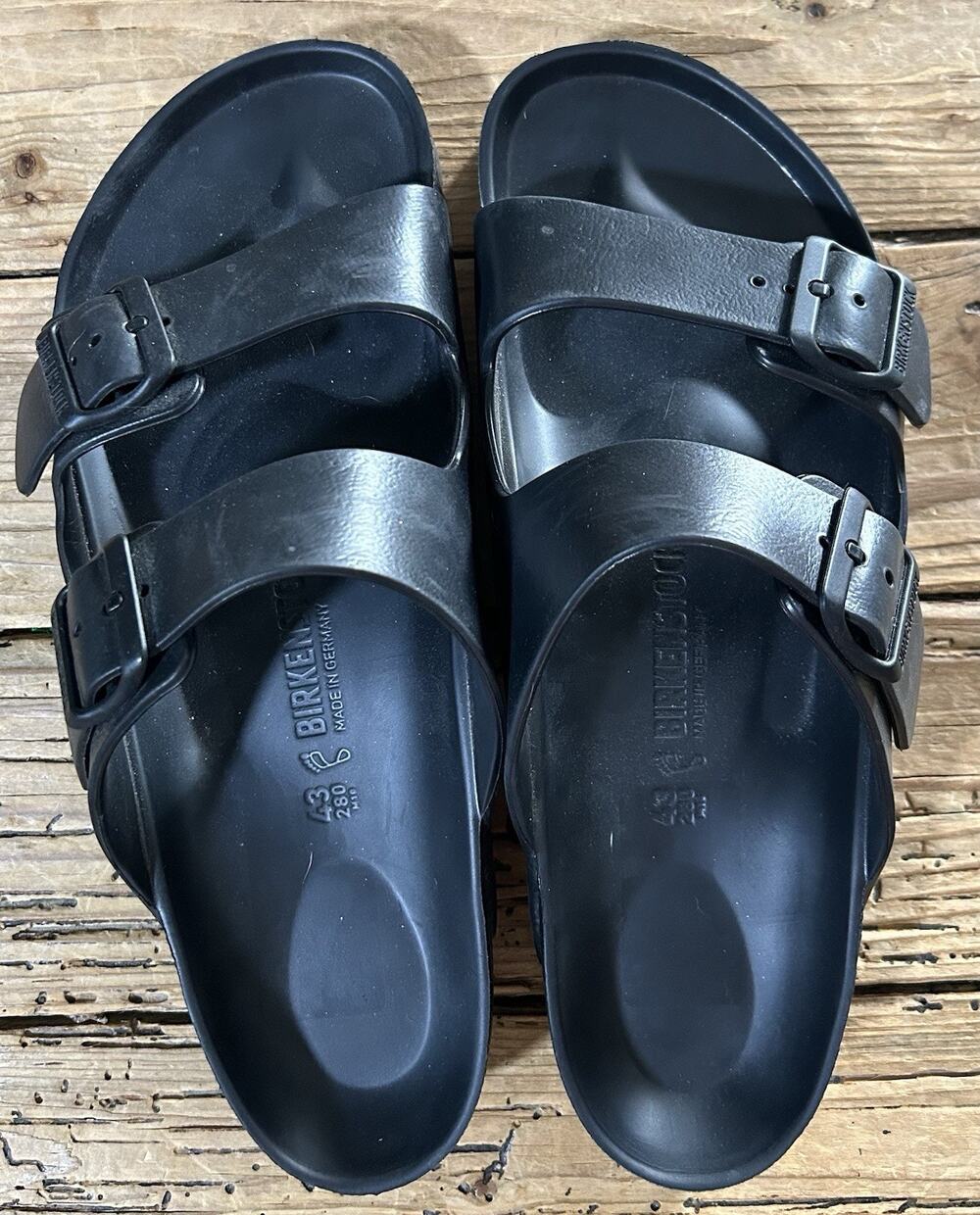 Birkenstock Men’s Size 10 Black Arizona EVA Sandals - NWOT